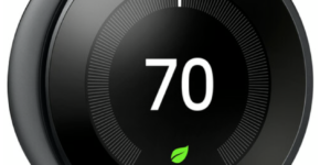 Google Nest Learning Thermostat (3rd Generation, Mirror Black)